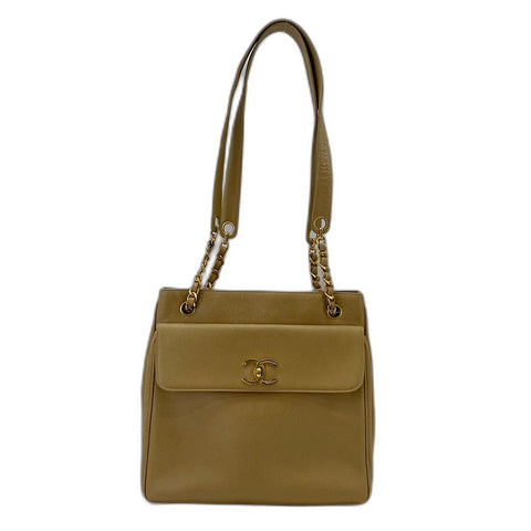 CHANEL Large Shoulder Bag wine-red WS34734