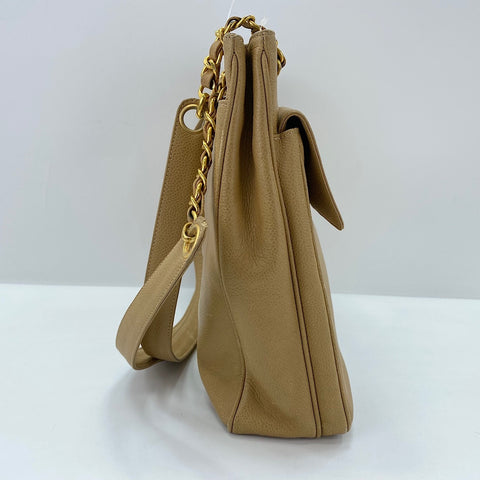 CHANEL Large Shoulder Bag wine-red WS34734