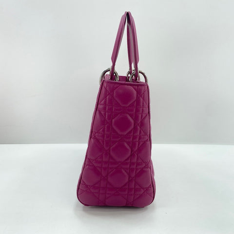 Christian Dior Lady Christian Dior 2WAY Handbag purple WS34735