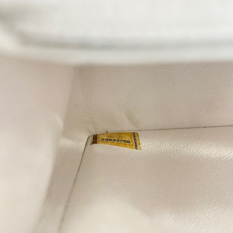 CHANEL Mini Matelasse Shoulder Bag white WS34736