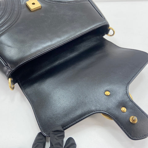 GUCCI GG Marmont 2WAY Shoulder Bag black WS34737