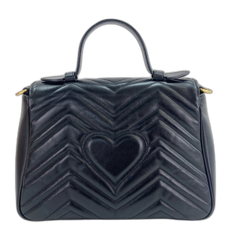 GUCCI GG Marmont 2WAY Shoulder Bag black WS34737