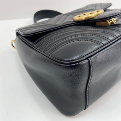 GUCCI GG Marmont 2WAY Shoulder Bag black WS34737