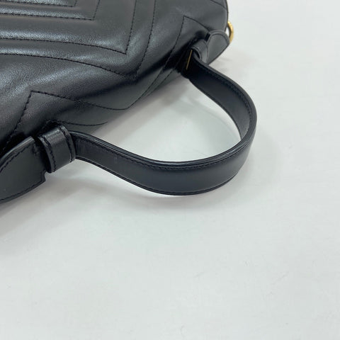 GUCCI GG Marmont 2WAY Shoulder Bag black WS34737