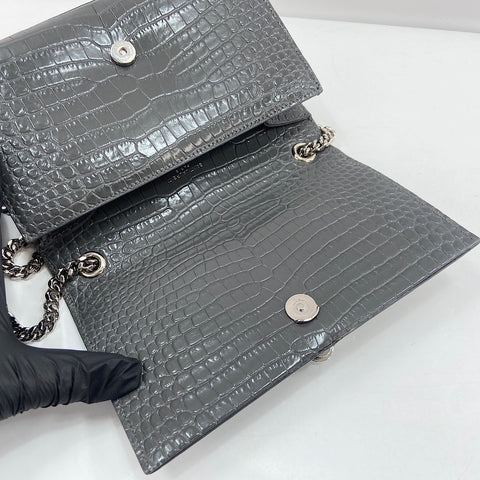 YVES SAINT LAURENT Kate Tassel Tassel Shoulder Bag gray WS34739