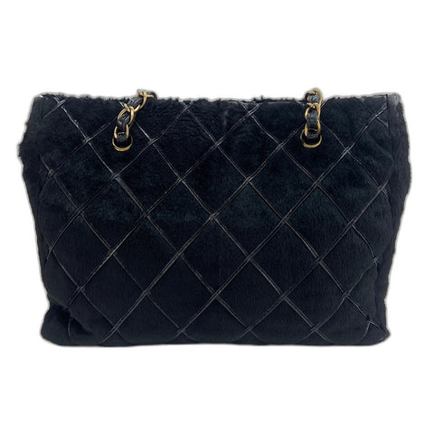 CHANEL Matelasse Tote Bag black WS34742