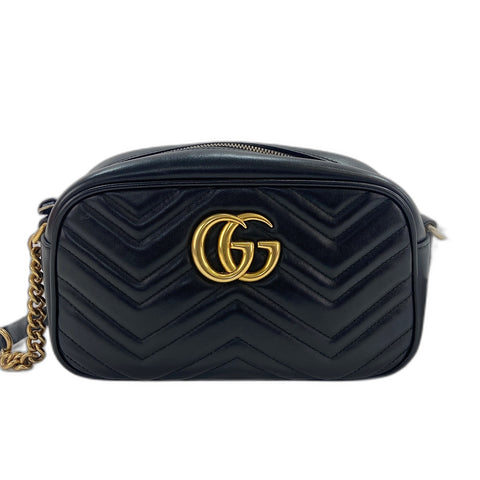 GUCCI GG Marmont Shoulder Bag black WS34743