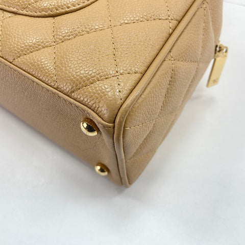 CHANEL Matelasse Mini Handbag beige WS34744