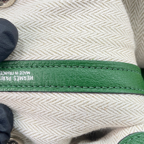 HERMES Garden party PM Handbag green WS34746