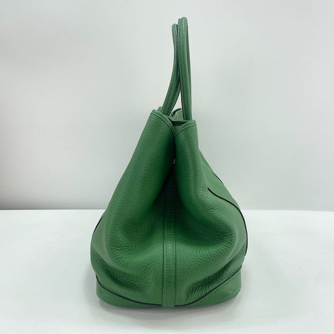 HERMES Garden party PM Handbag green WS34746