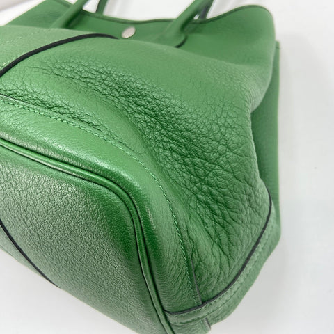 HERMES Garden party PM Handbag green WS34746