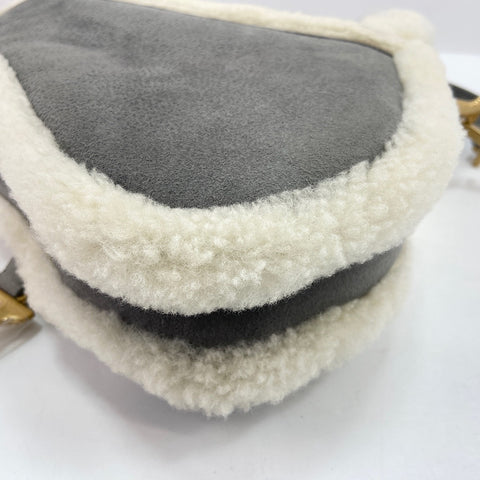 Christian Dior saddle Handbag gray WS34747