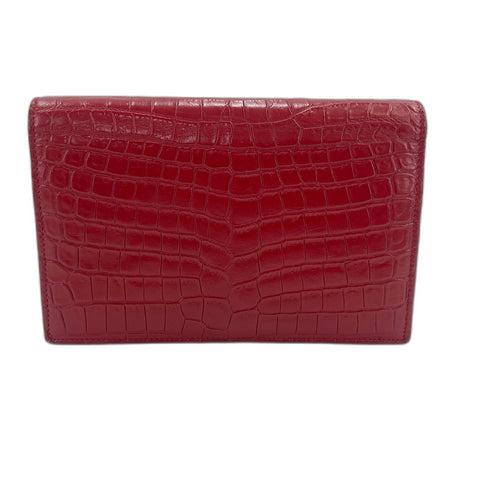 YVES SAINT LAURENT Kate Tassel Tassel Shoulder Bag Red WS34750
