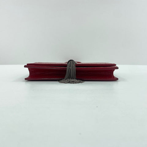 YVES SAINT LAURENT Kate Tassel Tassel Shoulder Bag Red WS34750