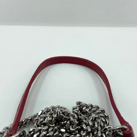 YVES SAINT LAURENT Kate Tassel Tassel Shoulder Bag Red WS34750