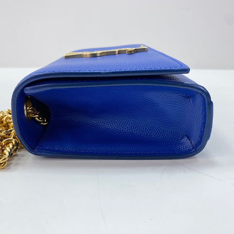 YVES SAINT LAURENT Kate Shoulder Bag blue WS34753