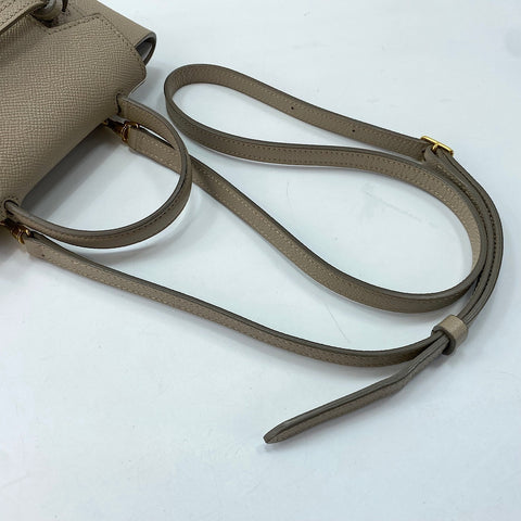 CELINE Belt Bag Nano 2WAY Handbag beige WS34758