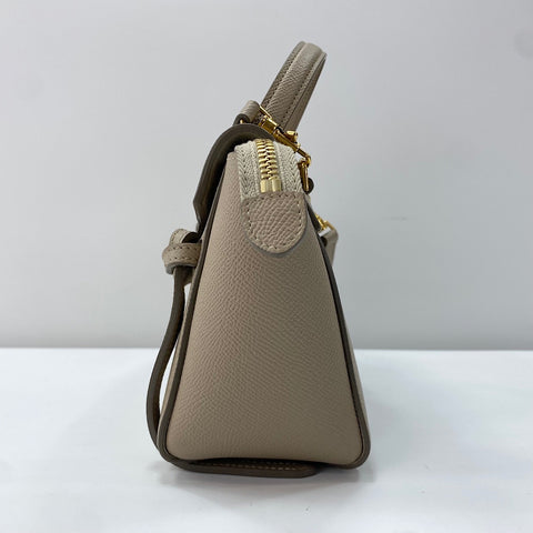 CELINE Belt Bag Nano 2WAY Handbag beige WS34758