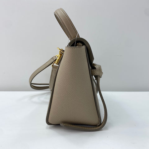CELINE Belt Bag Nano 2WAY Handbag beige WS34758