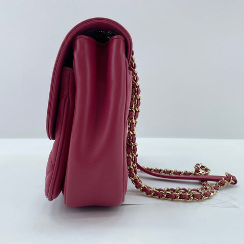 CHANEL Matelasse Shoulder Bag pink WS34761
