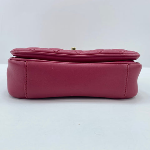 CHANEL Matelasse Shoulder Bag pink WS34761
