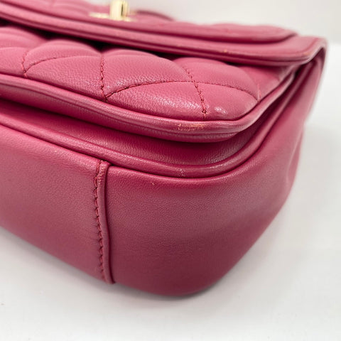 CHANEL Matelasse Shoulder Bag pink WS34761