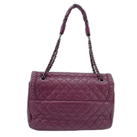 CHANEL Matelasse Handbag wine-red WS34762