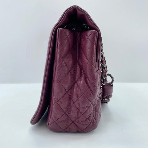 CHANEL Matelasse Handbag wine-red WS34762