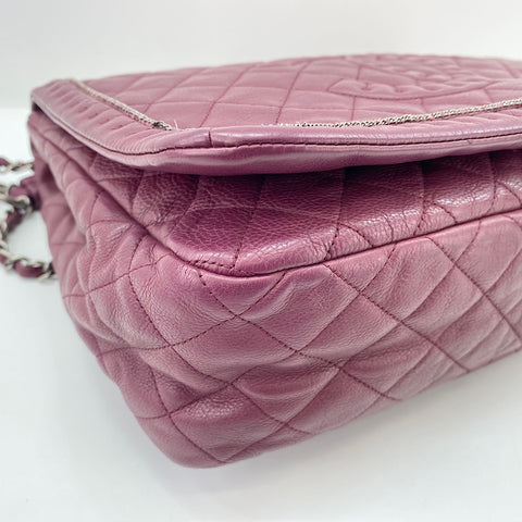 CHANEL Matelasse Handbag wine-red WS34762