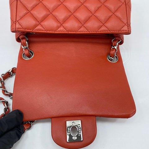 CHANEL Matelasse Shoulder Bag Orange WS34764