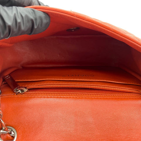 CHANEL Matelasse Shoulder Bag Orange WS34764
