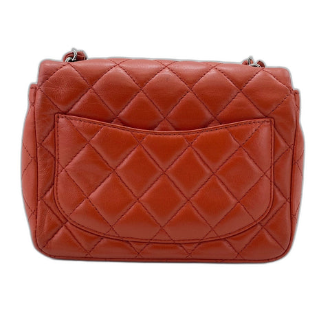 CHANEL Matelasse Shoulder Bag Orange WS34764