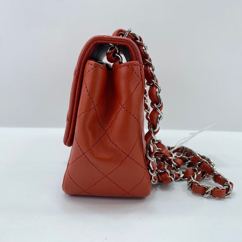 CHANEL Matelasse Shoulder Bag Orange WS34764