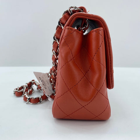 CHANEL Matelasse Shoulder Bag Orange WS34764