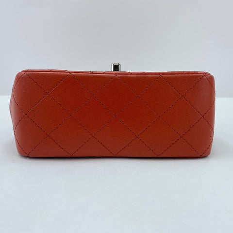 CHANEL Matelasse Shoulder Bag Orange WS34764