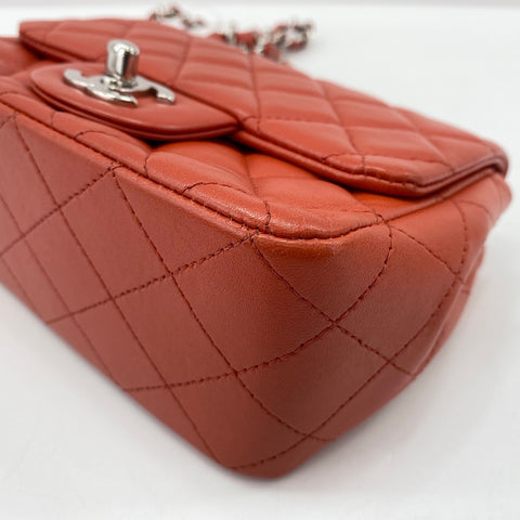 CHANEL Matelasse Shoulder Bag Orange WS34764