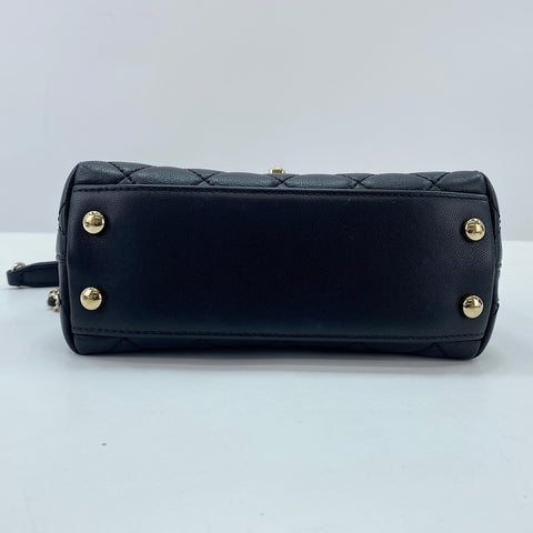CHANEL Mini Matelasse Handbag black WS34765