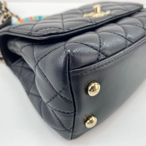 CHANEL Mini Matelasse Handbag black WS34765