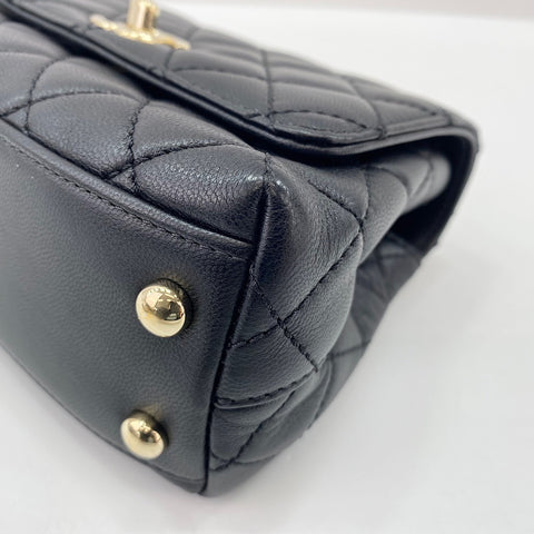 CHANEL Mini Matelasse Handbag black WS34765