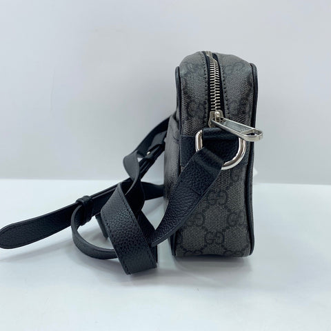 GUCCI GG Supreme Shoulder Bag gray WS34766