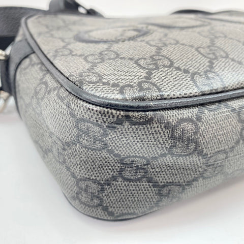 GUCCI GG Supreme Shoulder Bag gray WS34766