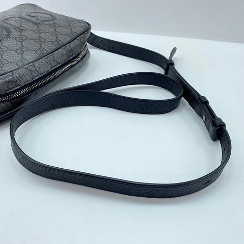 GUCCI GG Supreme Shoulder Bag gray WS34766