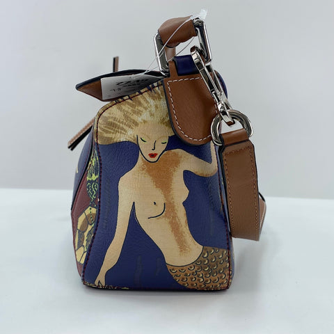 LOEWE Puzzle bag 2WAY Handbag Brown WS34767