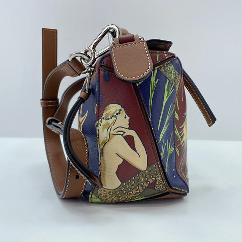 LOEWE Puzzle bag 2WAY Handbag Brown WS34767
