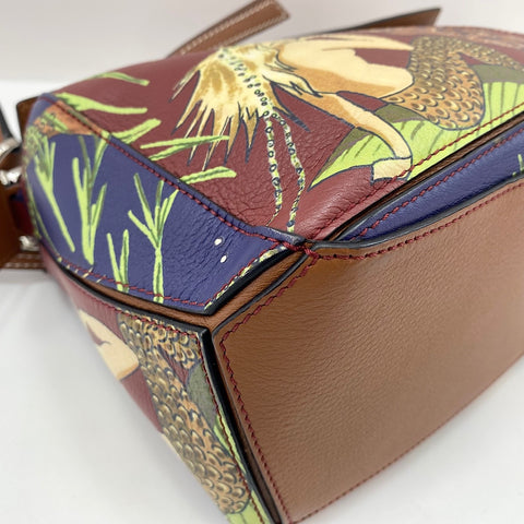 LOEWE Puzzle bag 2WAY Handbag Brown WS34767