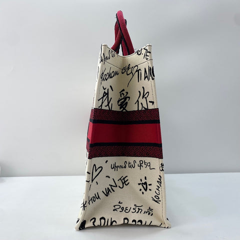 Christian Dior Amour Book Tote Tote Bag white WS34768