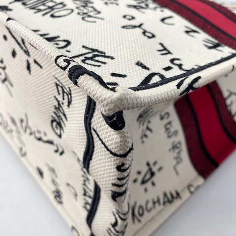 Christian Dior Amour Book Tote Tote Bag white WS34768