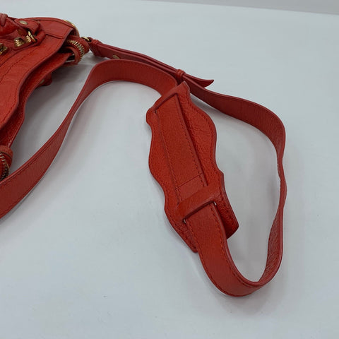 BALENCIAGA LE CITY 2WAY Handbag Orange WS34769