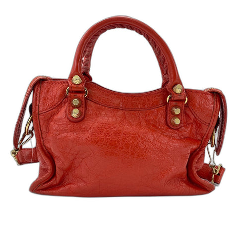 BALENCIAGA LE CITY 2WAY Handbag Orange WS34769