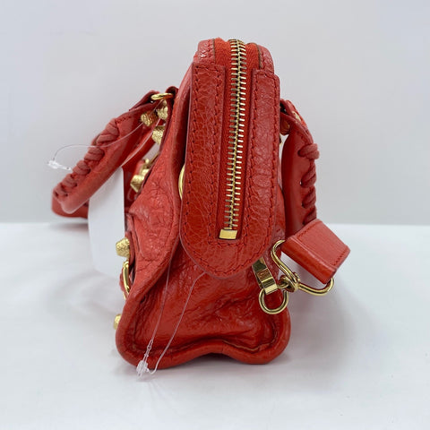 BALENCIAGA LE CITY 2WAY Handbag Orange WS34769